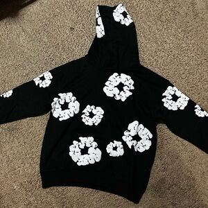 Denim Tears Black Hoodie Size:M